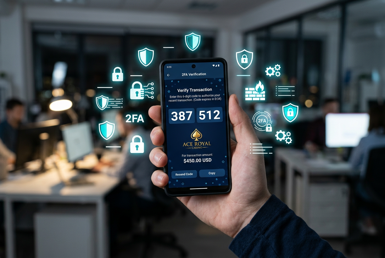 Smartfon wyświetlający proces weryfikacji dwuetapowej transakcji bankowej